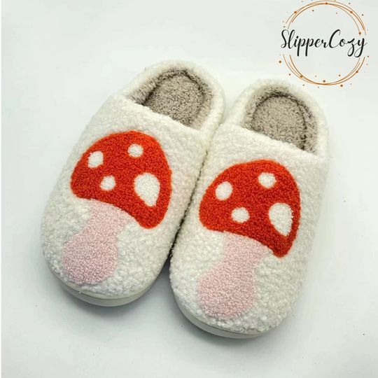 Discover Cute Cottagecore Mushroom Slippers