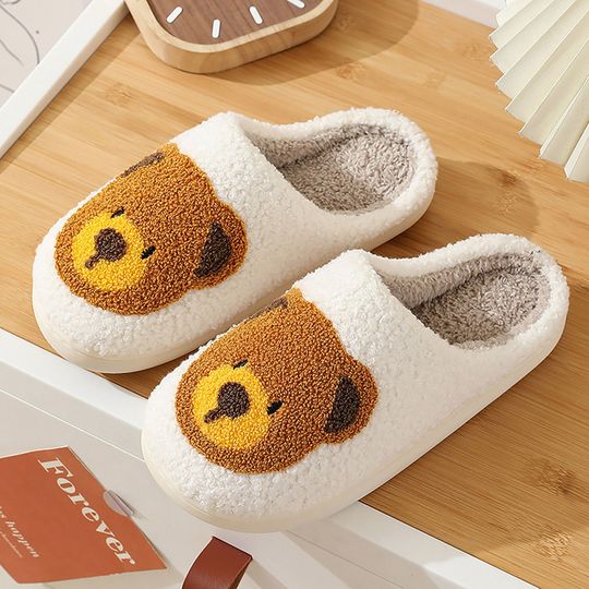 Discover Teddy Bear Slippers, Fluffy Cushion Slippers