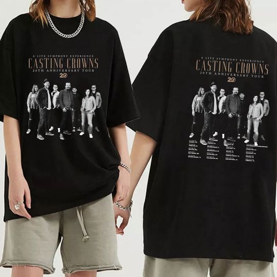Discover The Casting Crowns 20th Anniversary Tour Shirt