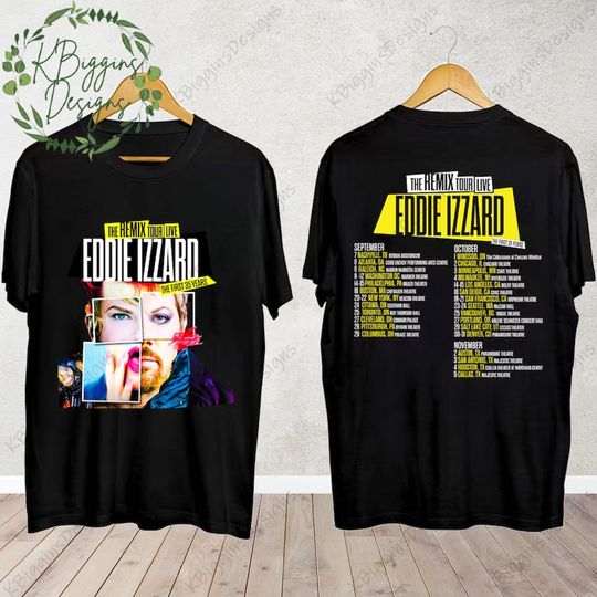 Discover Eddie Izzard The Remix 2023 Tour Shirt