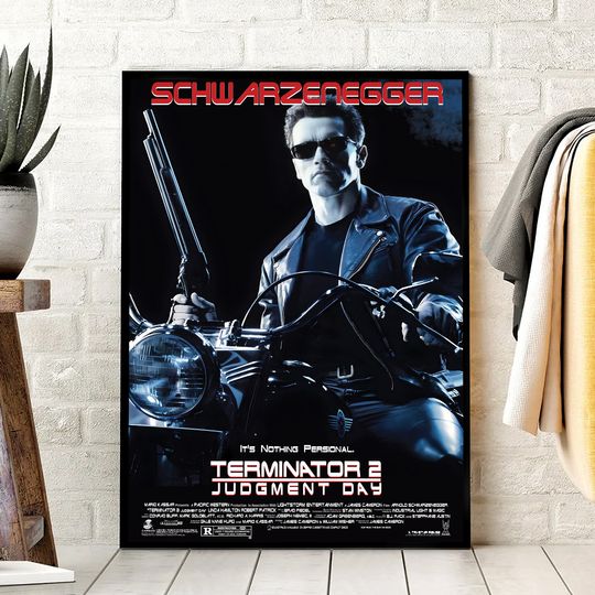 Discover THE TERMINATOR 2 (Movie Poster) Arnold Schwarzenegger