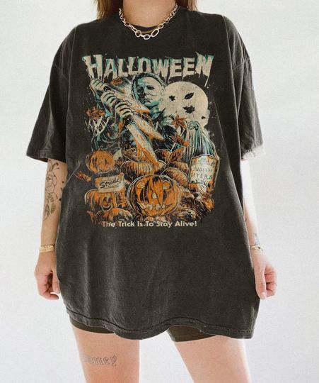 Discover Vintage Micheal Myers Halloween Shirt, Michael Myers