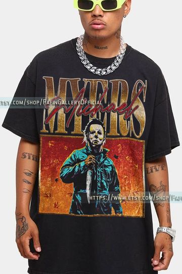 Discover MICHAEL MYERS Vintage Shirt, Michael Myers Homage Tshirt,