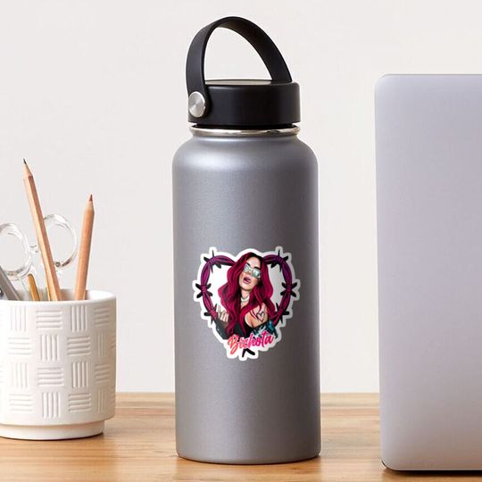 Discover Karol G Bichota Red Hair Sticker 2