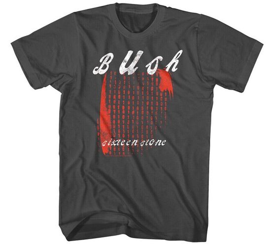 Discover 90s Bush Sixteen Stone T-Shirt, 90s Grunge Rock Band Concert Tour T-shirt