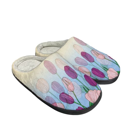 Discover Purple Flower Slippers , Housewarming Gift Ideas