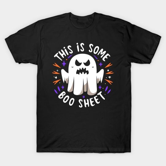 Discover This Is Some Boo Sheet Halloween Ghost T-Shirt
