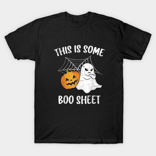 Discover This is some Boo sheet Funny Halloween T-shirt
