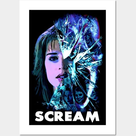 Discover Scream Ghostface Halloween Horror Movie Poster