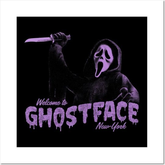 Discover Scream Ghostface Halloween Horror Movie Poster