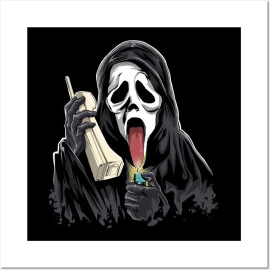 Discover Scream Ghostface Halloween Horror Movie Poster