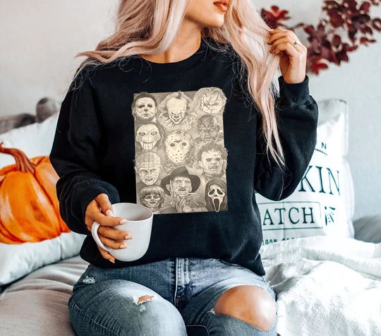 Discover Halloween Team Horror Movie  Shirt, Halloweentown Shirt