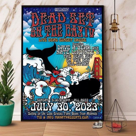Discover Dead Set on the Bay IV Live Dead Sunset Poster