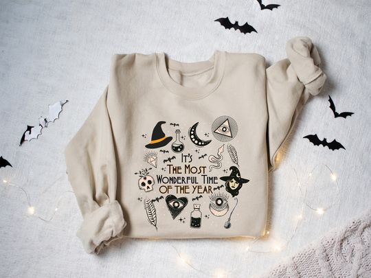 Discover It's The Most Wonderfull Time Of The Year Shirt, Halloween Sweatshirt