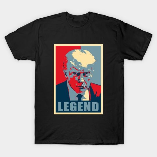 Discover Funny Trump 2024 Legend Trump Mugshot T-Shirt