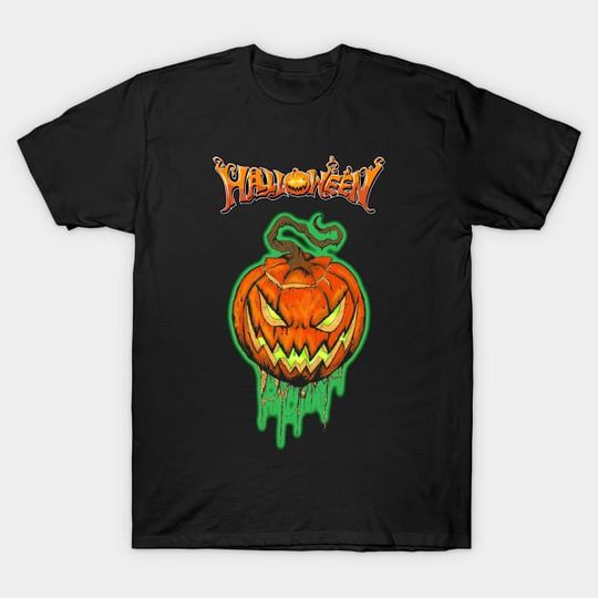 Discover Halloween Movie Night Get Cozy and Spooky with this Tee - Pumkin - T-Shirt