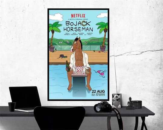 Discover Bojack Horseman Poster, Art Poster for Gift