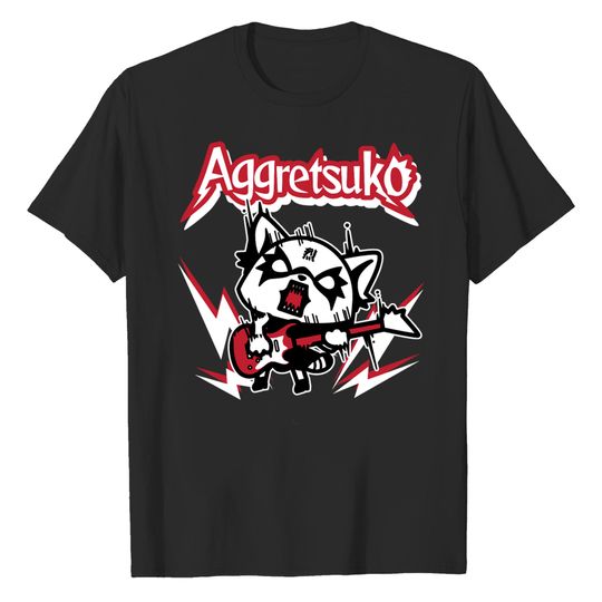 Discover Aggretsuko Rocker Rage T-shirt