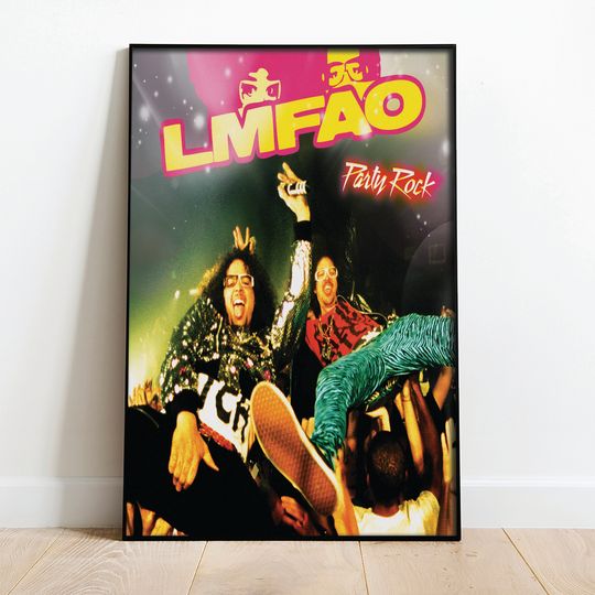 Discover Logo Band LMFAO Music Product Premium Matte Vertical Poster