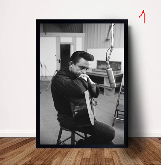 Discover Johnny Cash Music Poster Wall Art