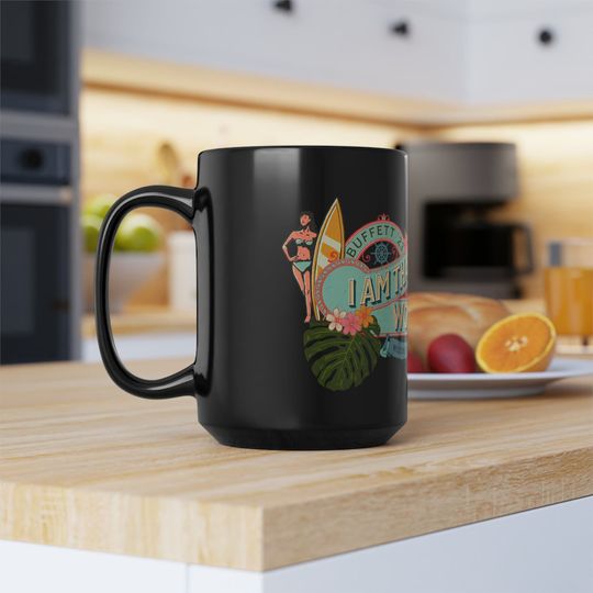 Discover Jimmy Buffett Black Mug