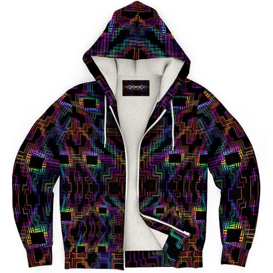 Discover Psytron Micro 3D Fleece Zip Hoodie