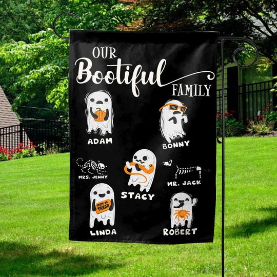 Discover Personalized Halloween Customized Garden Flag