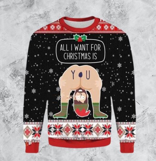 Discover All I Want For Christmas Is You 3D Christmas Sweater