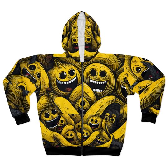 Discover Psyco Nana 3D Zip Hoodies, Halloween Horror 3D Zip Hoodies