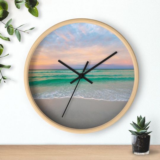 Discover Beautiful Ocean Wall Clock