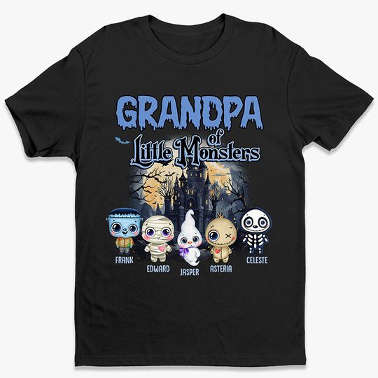 Discover Granny Of Little Monsters - Family Personalized Custom Unisex T-shirt
