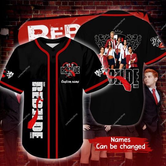 Discover Rebelde Tour Baseball Jersey, Soy Rebelde Tour 2023 Shirt, Rbd Shirt, Music Merch Concert