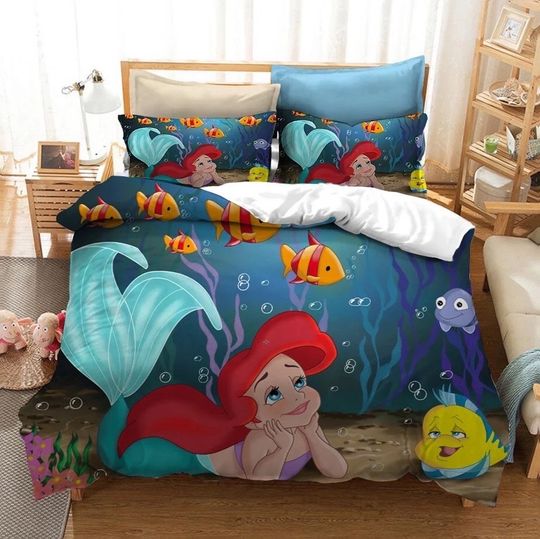 Discover Little Mermaid Bedding Set