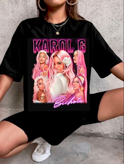 Discover Karol G Mermaid New Album Cover Manana Sera Bonito Bichota Season Karol G Pink Hair, Bichota Season Shirt
