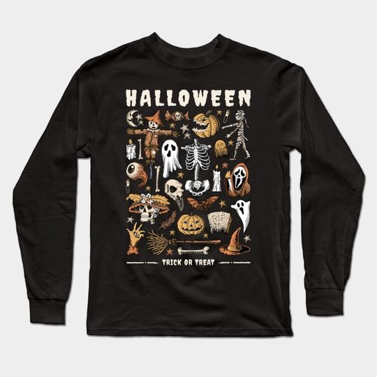 Discover Scary Halloween Long Sleeve, Halloween Long Sleeve