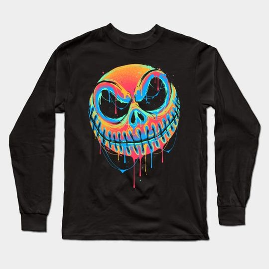 Discover A Colorful Nightmare - Halloween Long Sleeve