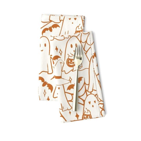 Discover Halloween Cute Quirky Ghosts Napkins