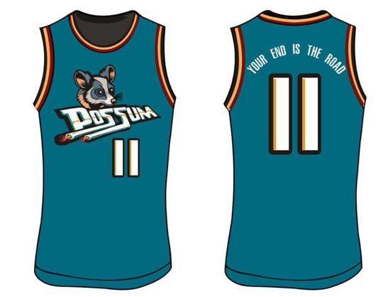 Discover POSSUM Basketball Jersey Custom Name & Number