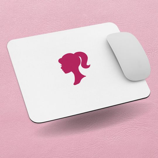Discover Barbie Pink Mouse Pad Abstract Design Mouse Pad Custom Made