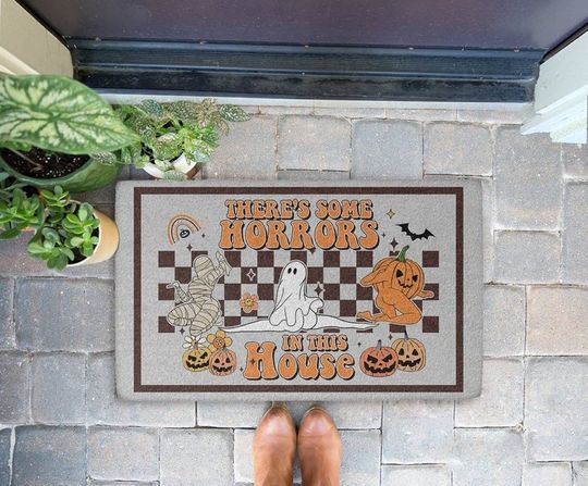 Discover There's Some Horrors In This House Doormat