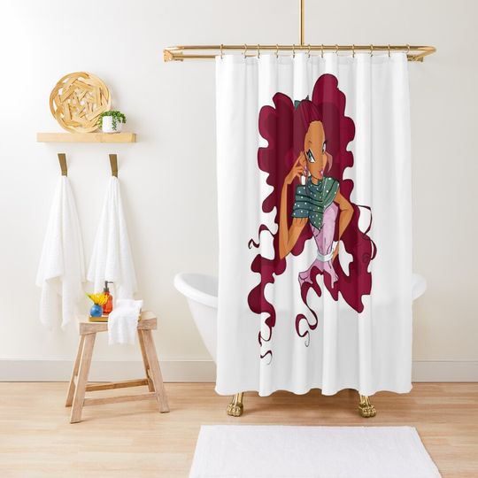 Discover Winx Clup Fate A The Winx Saga Magician Movie Fairy Bloom Shower Curtain