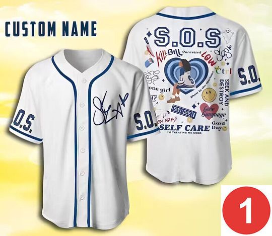 Discover Sza The Sos North American Tour Baseball Jersey, Sza Jersey