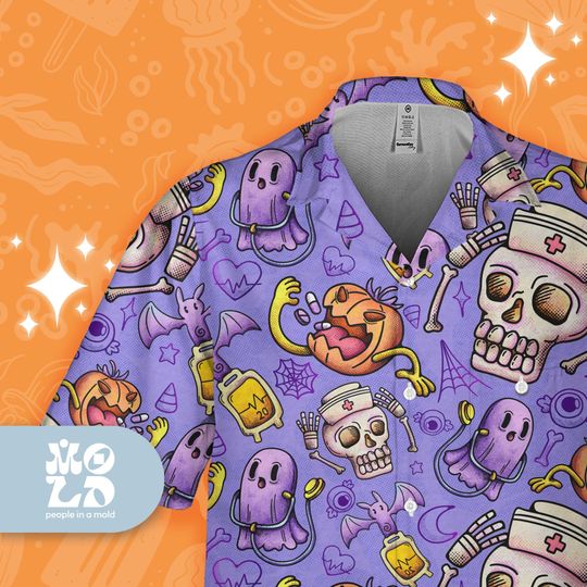 Discover Halloween Nurse Hawaiian Shirt, Halloween Gift