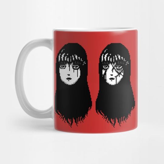 Pixel Tomie - Ito Junji Unveiled Portraits Of The Manga Maestro - Ito Anime Junji Mug