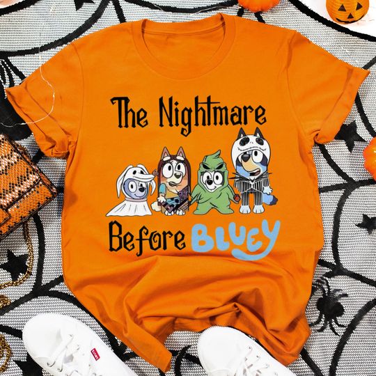 Discover Nightmare Blue Dog Family Shirt, Blue Dog and Friends Tee