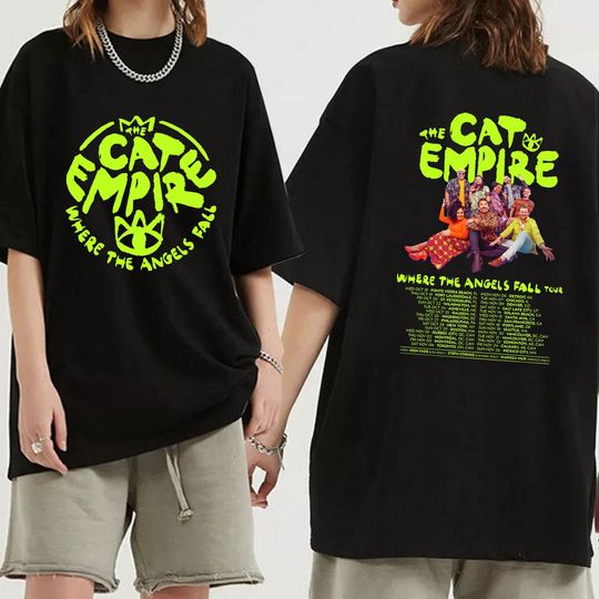 Discover The Cat Empire Where The Angels Fall Tour 2023 Shirt,