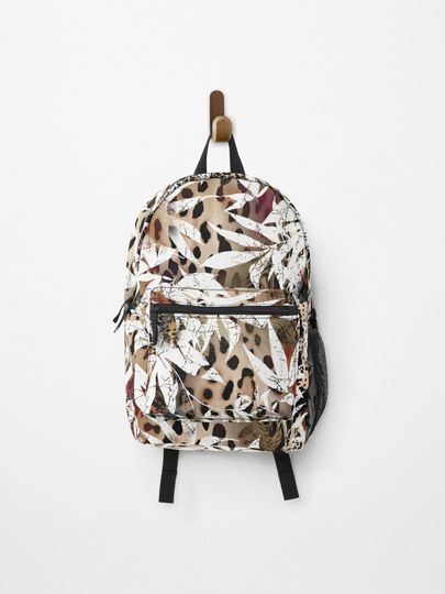 Discover animal, indian, tribal pattern, geometry pattern, vintage flower garden, yellow art, Portuguese tile | Backpack