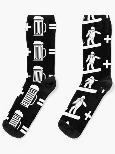 Discover Snowboarding Mug of Beer Is Love Athlete Gift Idea | Socks