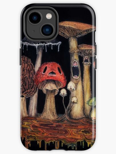 Discover The Miserable Mushrooms | iPhone Case