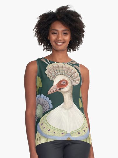 Discover Pierre: Blushing Beneath the Brilliance | Sleeveless Top